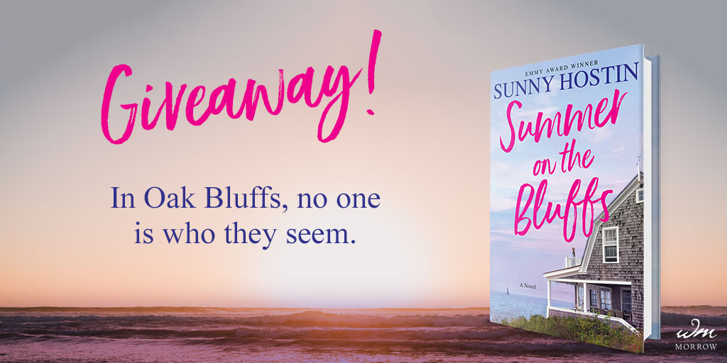 Enter to win an advance copy of Summer on the Bluffs Sunny Hostin